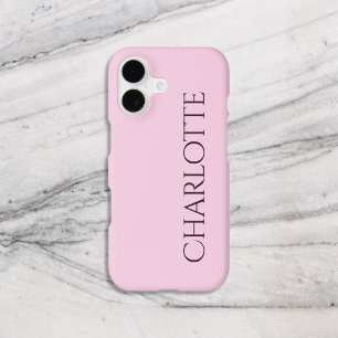 Name Girly Pink Elegant Vintage