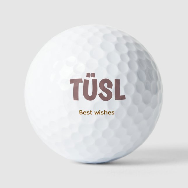Name Golf Balls (Front)