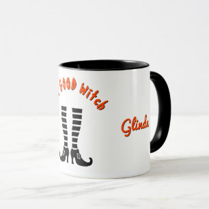 Name Good Witch Legs & Shoes 11oz Halloween Combo Mug