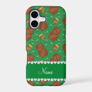 Name green bears honeypots bees pattern