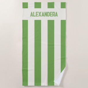 Name Green Margaritas Bachelorette Bridesmaid  Beach Towel