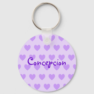Name in Purple Keychain