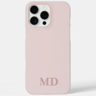 name initials monogram iPhone 16 pro max case