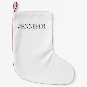 Name Jennifer Small Christmas Stocking