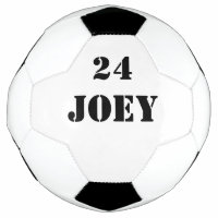 Name Jersey Number Black Font 4Joey