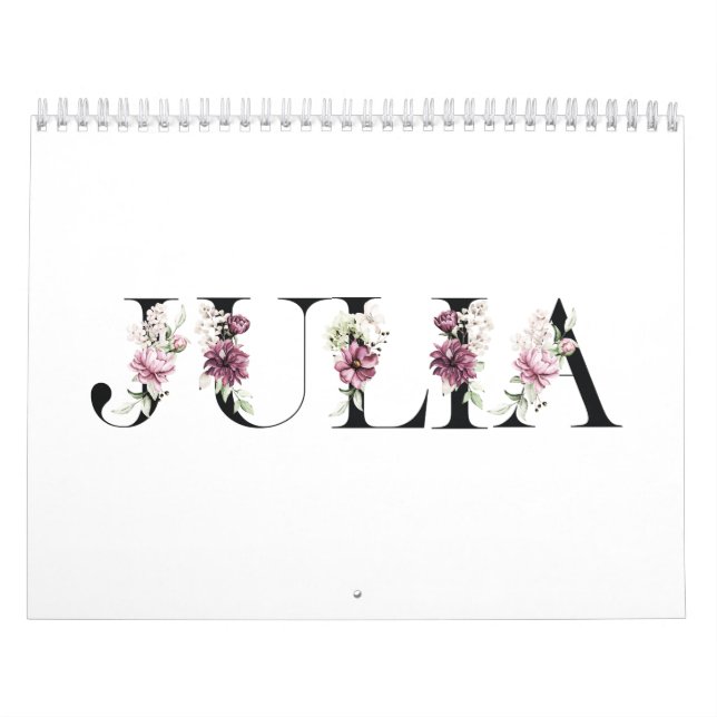 Name Julia Calendar (Cover)