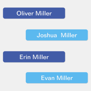 Name labels for school camp daycare