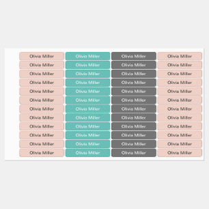 Name labels for school camp daycare