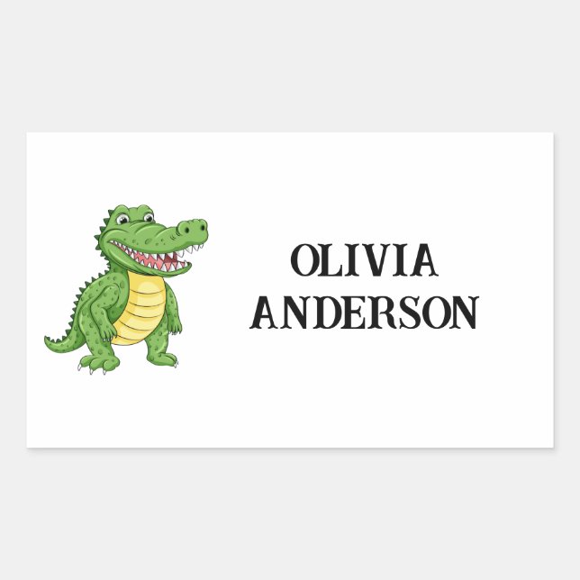 Name Labels for School Supplies Personalized Name  (Front)