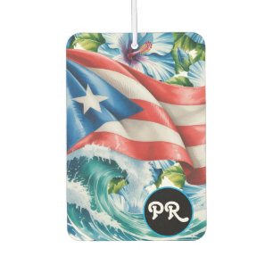 Name Latina Woman Puerto Rico Boricua Beach Car Air Freshener