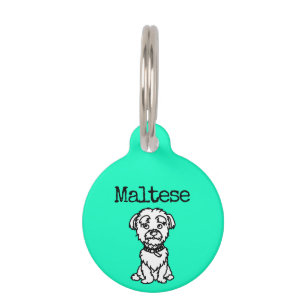 Name Maltese Pet Tag