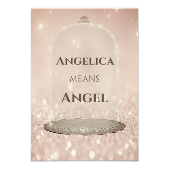 name-meaning-angelica-glitter-rose-sweet-16th-invitation-zazzle-ca