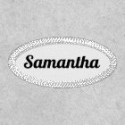 Name Monogram Custom Patch