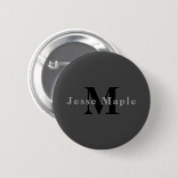 Name & Monogram | Dark Grey