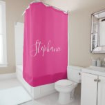 Name Monogram White Pink Custom Girly Colourful<br><div class="desc">Designed with text template for monogrammed name which you can edit,  in pink white colours. You may change the colours as you wish.</div>