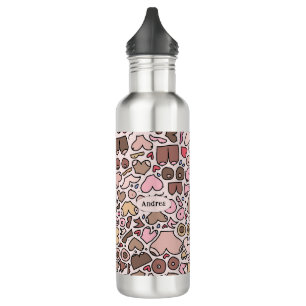 Name neutral breast pattern 710 ml water bottle