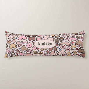 Name neutral breast pattern body pillow