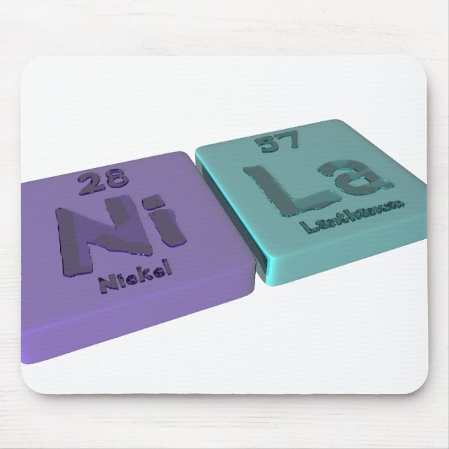 name-Nila-Ni-La-Nickel-Lanthanum Mouse Pad (Front)