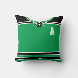 Name & Number Customizable Hockey Jersey Pillow