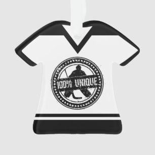 Name & Number Jersey Hockey Goalie Ornament