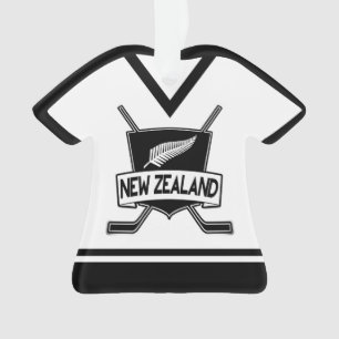 Name & Number Jersey New Zealand Logo Ornament