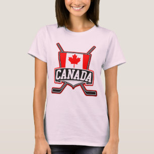 Name & Number Shirsey Hockey Canada Customizable T-Shirt