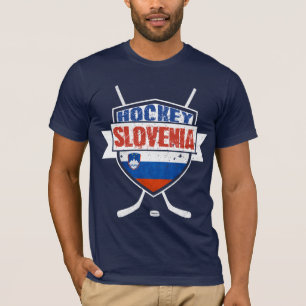 Name & Number Slovenske Hokejske Hockey T-Shirt