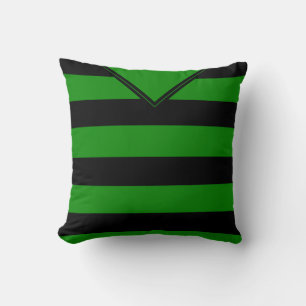 Name & Number Soccer Jersey Template  Throw Pillow