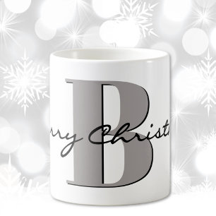 Name, October Opal Birthstone   Merry Christmas Coffee Mug