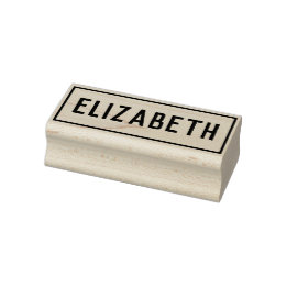 Name of Elizabeth Rubber Stamp