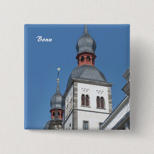 Name of Jesus Church in Bonn 2 Inch Square Button