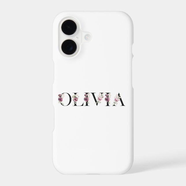 Name Olivia iPhone Case (Back)