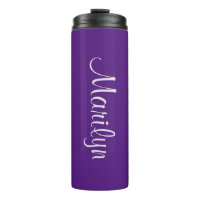 Name on Purple Matching Design 12oz
