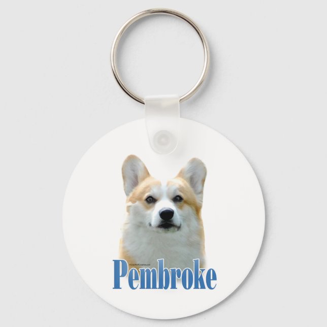 Name Pembroke Welsh Corgi  Keychain (Front)