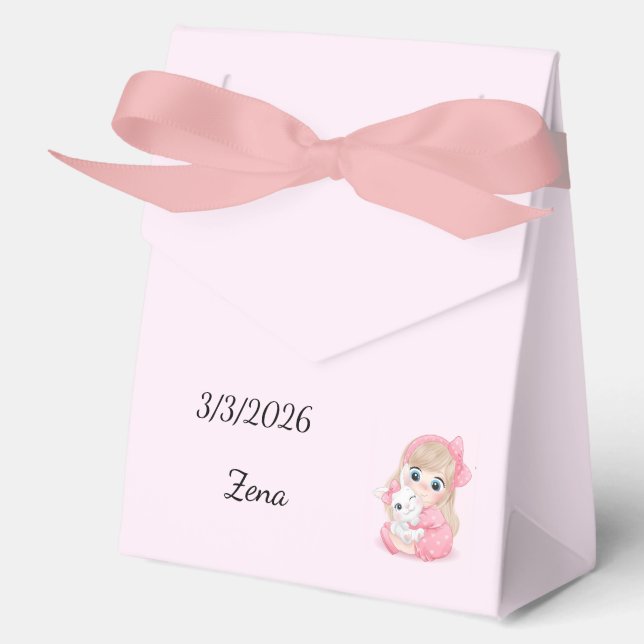 Name Personalized Favor Box (Front)