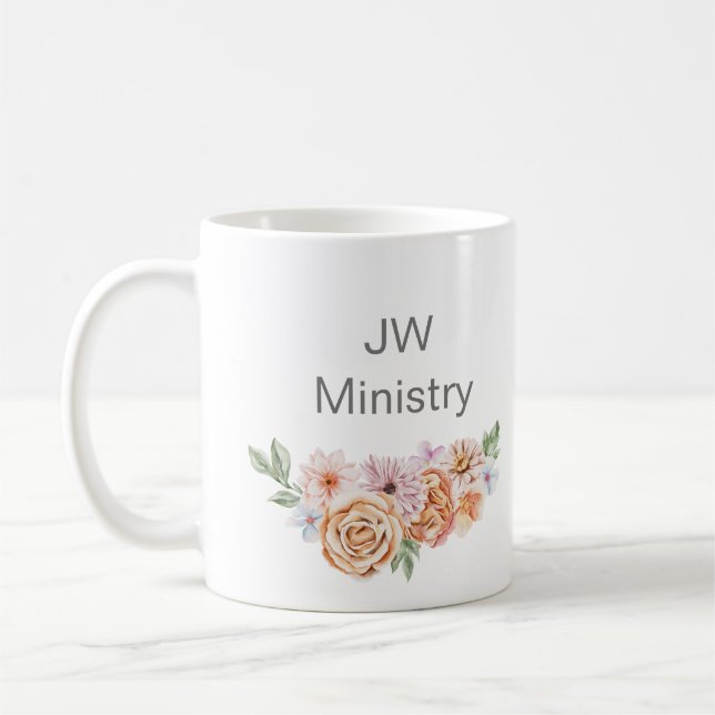 Name Personalized JW Ministry Letter Writing Fuel Coffee Mug (Left)