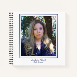 Name Personalized Photo Template Journal/ Notebook