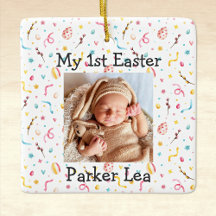 Name Photo Text | Photo Keepsake My 1st Easter