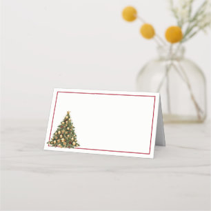 Name Place Card-Christmas Tree Place Card