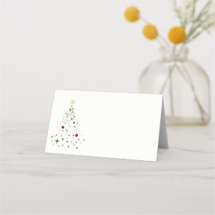 Name Place Card-Christmas Tree Place Card