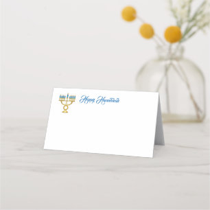 Name Place Card-Hanukkah Place Card