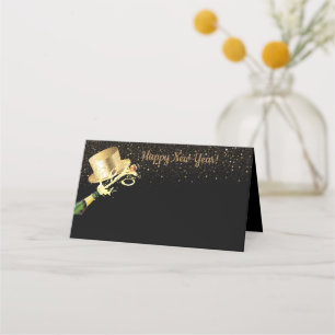 Name Place Card-Happy New Year Card