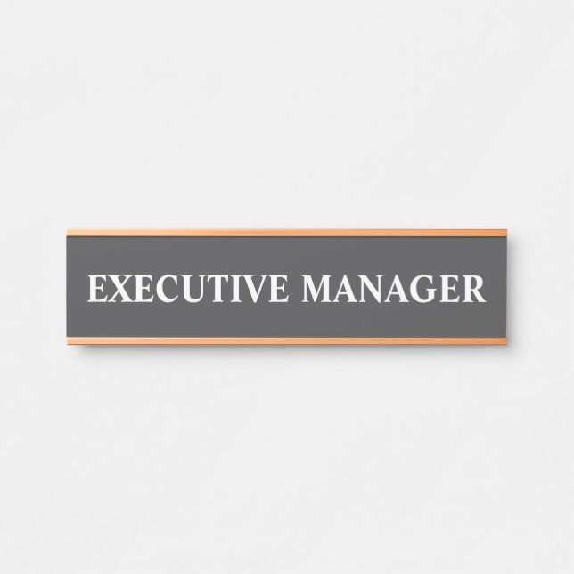Name Plate (Front)