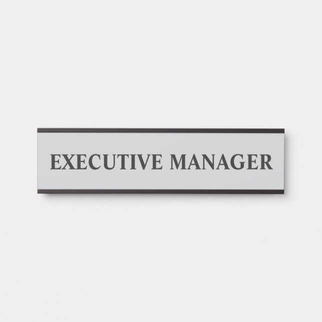Name Plate (Front)