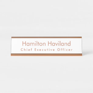 Name Plate for Desk or Wall HAMbyWG