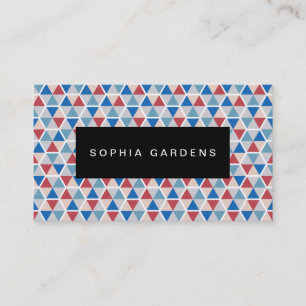 Name Plate - Hexagon Pattern 05 Business Card