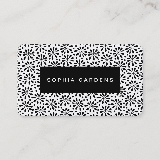 Name Plate -  Pattern 020818 Business Card (Front)