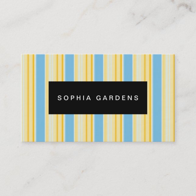 Name Plate - Stripes 310515 (2) Business Card (Front)