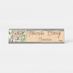 Name plates cat lynx 1 . animals .