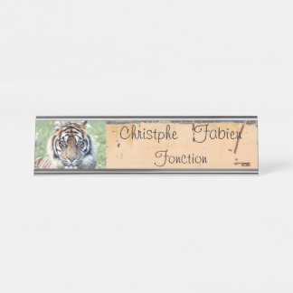 Name plates cat  tiger 2 .